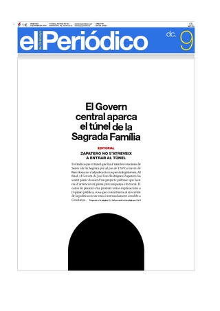 Portada d’El Periódico