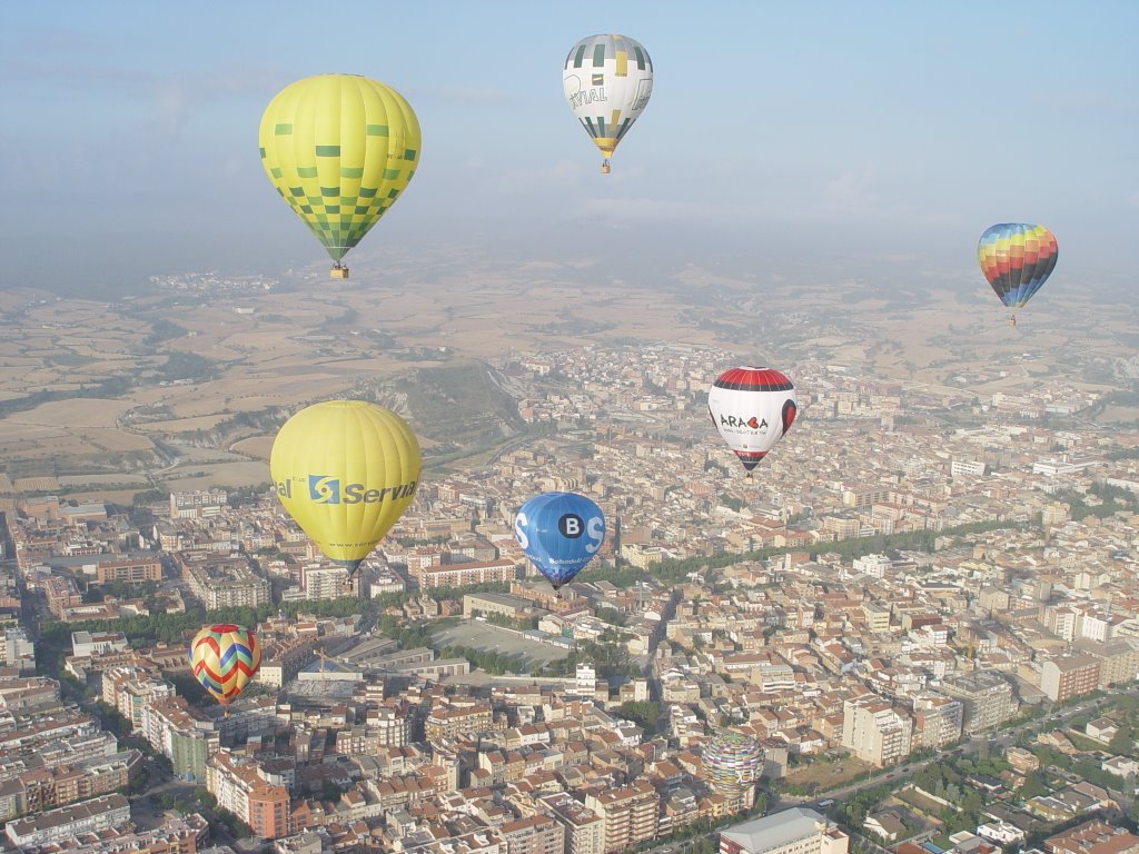 Balloons over Igualada